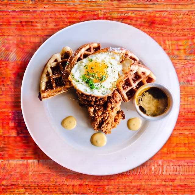 Chicken & Waffles.