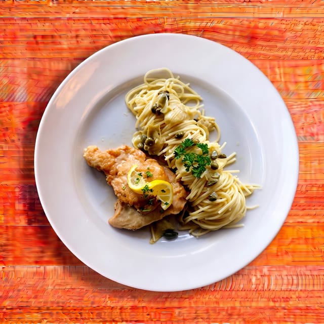 GF Chicken Piccata.
