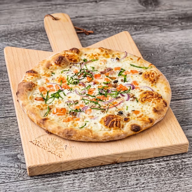 Pancetta Pizza.