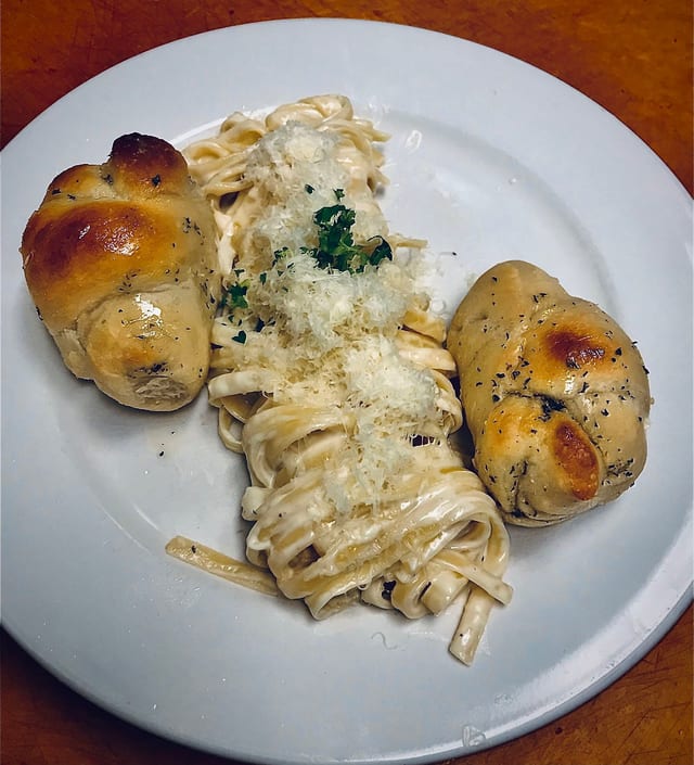 Fettuccine Alfredo.